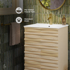 Swiss Madison Cascade 24 in. Bathroom Vanity - The Home Selection
