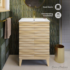 Swiss Madison Cascade 24 in. Bathroom Vanity - The Home Selection