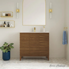 Swiss Madison Cascade 36" Bathroom Vanity - The Home Selection