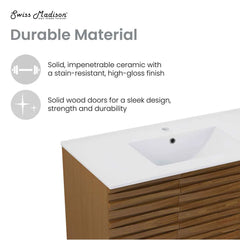 Swiss Madison Cascade 36" Bathroom Vanity - The Home Selection