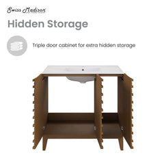 Swiss Madison Cascade 36" Bathroom Vanity - The Home Selection