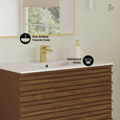 Swiss Madison Cascade 36" Bathroom Vanity - The Home Selection
