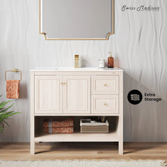 Swiss Madison Chateau 36" Freestanding Bathroom Vanity with Sink Top - SM-BV241 - The Home Selection