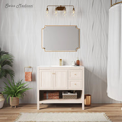 Swiss Madison Chateau 36" Freestanding Bathroom Vanity with Sink Top - SM-BV241 - The Home Selection