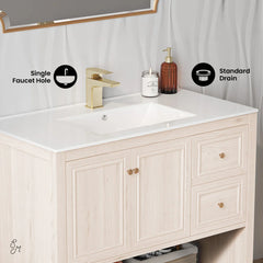 Swiss Madison Chateau 36" Freestanding Bathroom Vanity with Sink Top - SM-BV241 - The Home Selection