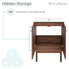 Swiss Madison Classé 24" Bathroom Vanity - SM-BV662 - The Home Selection