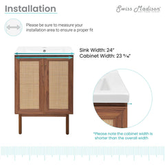 Swiss Madison Classé 24" Bathroom Vanity - SM-BV662 - The Home Selection