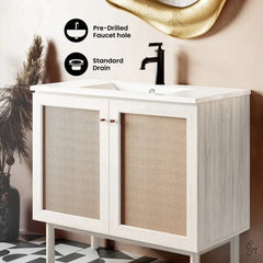 Swiss Madison Classe 36" Freestanding Bathroom Vanity with Sink Top - SM-BV663W - The Home Selection