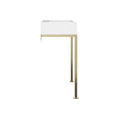 Swiss Madison Concorde 30" Rectangle Console Sink with Brushed Gold Legs - SM-CS0202BG - The Home Selection