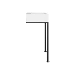 Swiss Madison Concorde 30" Rectangle Console Sink with Matte Black Legs - SM-CS0202MB - The Home Selection