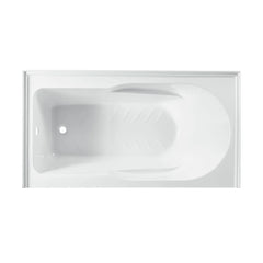 Swiss Madison Concorde 60" x 30" Left-Hand Drain Alcove Bathtub with Apron and Armrest - SM-AB0202GW - The Home Selection