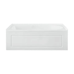 Swiss Madison Concorde 60" x 30" Left-Hand Drain Alcove Bathtub with Apron and Armrest - SM-AB0202GW - The Home Selection