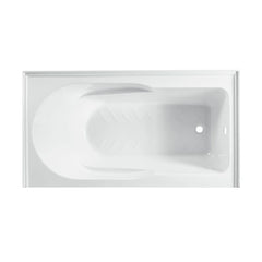 Swiss Madison Concorde 60" x 30" Right-Hand Drain Alcove Bathtub with Apron and Armrest - SM-AB0201GW - The Home Selection