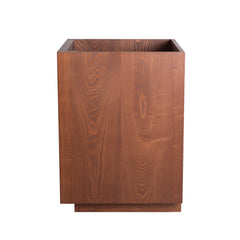 Swiss Madison Daxton 24" Freestanding Bathroom Vanity Cabinet without Top in Brown Oak - SM-BV372WN-C - The Home Selection