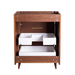 Swiss Madison Daxton 24" Freestanding Bathroom Vanity Cabinet without Top in Brown Oak - SM-BV372WN-C - The Home Selection