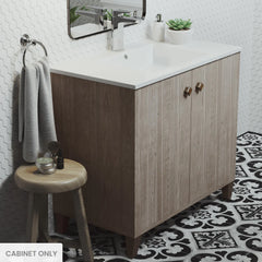 Swiss Madison Eclair 36" Bathroom Vanity in Oak - Cabinet Only - SM-BV343-C - The Home Selection