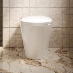 Swiss Madison Hugo H Power Flush Tankless Toilet 12" Rough-in 1 GPF Non-Electric ADA Toilet with Integrated Tank and Manual Bidet in Glossy White - SM-1T3906GW - The Home Selection
