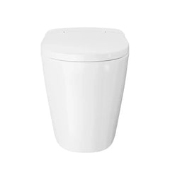Swiss Madison Hugo H Power Flush Tankless Toilet 12" Rough-in 1 GPF Non-Electric ADA Toilet with Integrated Tank in Glossy White - SM-ST030 - The Home Selection