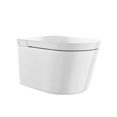 Swiss Madison Hugo H Wall-Hung Toilet in Glossy White with Supporting Frame - SM-WT3906GW - The Home Selection