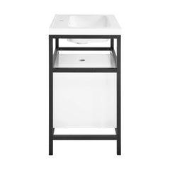 Swiss Madison Ivy 24" Freestanding Bathroom Vanity in Black with Sink Top - SM-BV83MB - The Home Selection