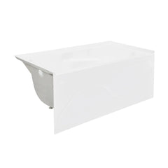 Swiss Madison Ivy 48'' x 32" Bathtub with Apron Left Hand Drain in White - SM-AB522 - The Home Selection