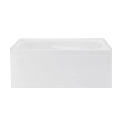 Swiss Madison Ivy 48'' x 32" Bathtub with Apron Left Hand Drain in White - SM-AB522 - The Home Selection