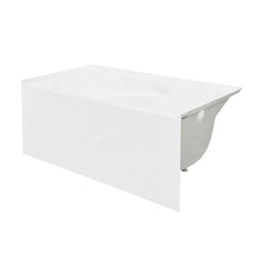 Swiss Madison Ivy 48'' x 32" Bathtub with Apron Right Hand Drain in White - SM-AB523 - The Home Selection