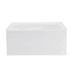 Swiss Madison Ivy 54'' x 30" Bathtub with Apron Right Hand Drain in White - SM-AB521 - The Home Selection