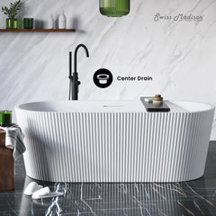 Swiss Madison Lafayette 67" Freestanding Bathtub - SM-FB592 - The Home Selection
