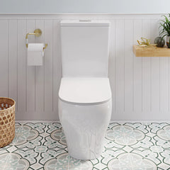 Swiss Madison Lune Two-Piece Elongated Toilet Dual-Flush 1.1/1.6 gpf - SM-2T140 - The Home Selection