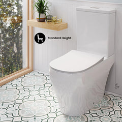 Swiss Madison Lune Two-Piece Elongated Toilet Dual-Flush 1.1/1.6 gpf - SM-2T140 - The Home Selection