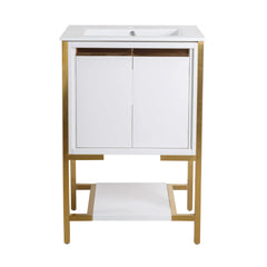 Swiss Madison Marseille 24 Bathroom Vanity in White - SM-BV217WBG - The Home Selection