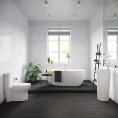 Swiss Madison Monaco Circular Basin Pedestal Sink - SM-PS307 - The Home Selection