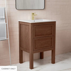 Swiss Madison Nadar 24" Bathroom Vanity in Walnut Cabinet Only - SM-BV371WN-C - The Home Selection