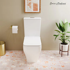 Swiss Madison Nadar Two-Piece Square Toilet Dual-Flush 1.1/1.6 gpf - SM-2T141 - The Home Selection