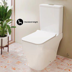 Swiss Madison Nadar Two-Piece Square Toilet Dual-Flush 1.1/1.6 gpf - SM-2T141 - The Home Selection