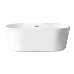 Swiss Madison Nanterre 68" Soaking Freestanding Bathtub in Glossy White, Drain Included - SM-FB9401GW - The Home Selection