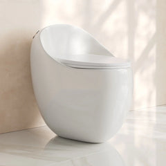 Swiss Madison Plaisir II One-Piece Round Toilet Top Flush 1.28 GPF - SM-1T289 - The Home Selection