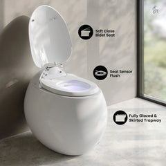 Swiss Madison Plaisir Smart One-Piece 1.28 GPF Single Flush Toilet - SM-ST0701 - The Home Selection