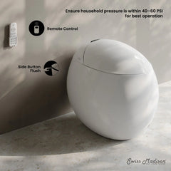 Swiss Madison Plaisir Smart One-Piece 1.28 GPF Single Flush Toilet - SM-ST0701 - The Home Selection