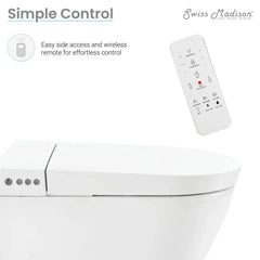 Swiss Madison Pur Smart Wall-Hung Toilet with Bidet Bundle (SM-ST080, SM-WCB02) - SM-STK0805PS - The Home Selection