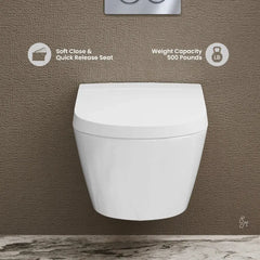 Swiss Madison Pur Smart Wall-Hung Toilet with Bidet Bundle (SM-ST080, SM-WCB02) - SM-STK0805PS - The Home Selection