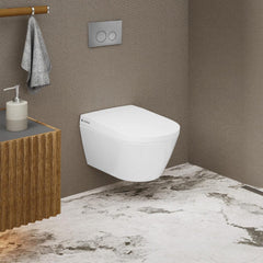 Swiss Madison Pur Smart Wall-Hung Toilet with Bidet Bundle (SM-ST080, SM-WCB02) - SM-STK0805PS - The Home Selection