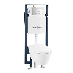 Swiss Madison Pur Smart Wall-Hung Toilet with Bidet Bundle (SM-ST080, SM-WCB02) - SM-STK0805PS - The Home Selection