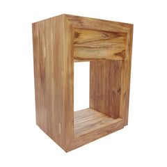 Swiss Madison Rennes 24" Reclaimed Wood Vanity in Natural Teak- Cabinet - SM-BV369TK-C - The Home Selection