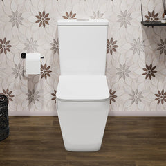 Swiss Madison Rivoli Two-Piece Square Toilet Dual-Flush 1.1/1.6 gpf - SM-2T143 - The Home Selection