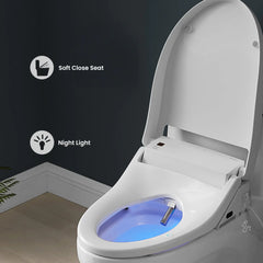 Swiss Madison St. Tropez One-Piece Elongated Toilet Vortex Dual-Flush 1.1/1.6 gpf with Smart Seat Bidet - SM-1T0814GW - The Home Selection