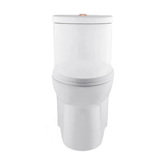 Swiss Madison Sublime One Piece Elongated Toilet Dual Flush, Rose Gold Hardware 1.1/1.6 gpf - SM-1T205HBG - The Home Selection