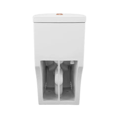 Swiss Madison Sublime One Piece Elongated Toilet Dual Flush, Rose Gold Hardware 1.1/1.6 gpf - SM-1T205HBG - The Home Selection