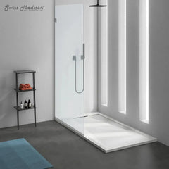 Swiss Madison Terre C Series 60" x 32" Reversible Drain Shower Base - SM-SB556 - The Home Selection